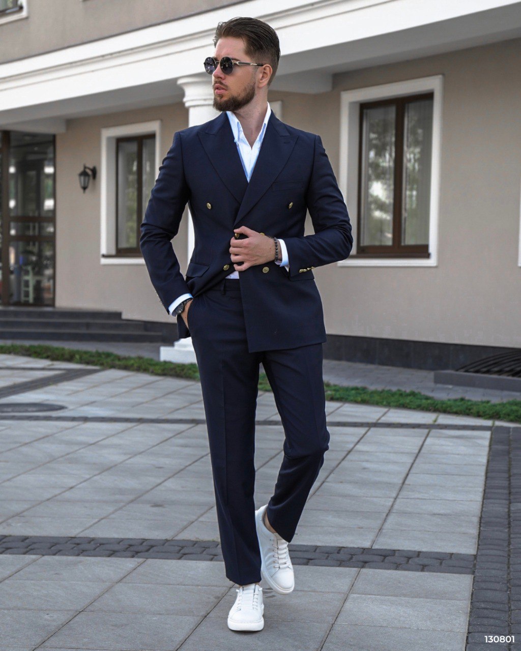 Подборка синих классических костюмов 💙